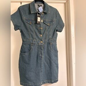 bebe Denim Mini Dress